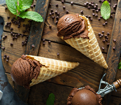 How to make ice cream using real chocolate?